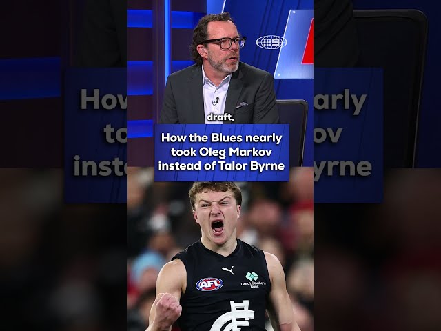 How the Blues nearly opted against drafting emerging young gun 📝 #AFL #Footy