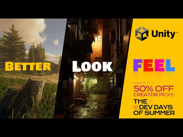 Take Your Game's Look and Feel to the Next Level with Unity's Dev Days Assets