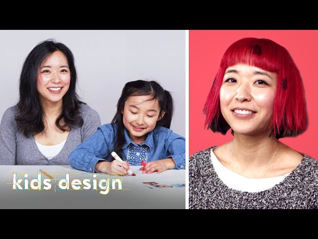 Kid Designs a Wild New Hairstyle for her Mom! | Kids Design | HiHo Kids