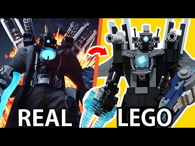 LEGO Skibidi Toilet Multiverse Upgraded Titan Cameraman Tutorial Speed Building Animation
