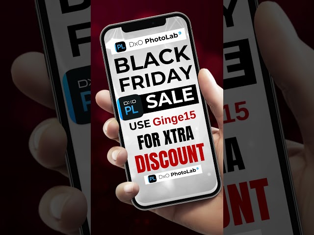DxO Black Friday Photography Deal #blackfriday