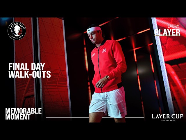Final Day Walk-Outs | Laver Cup 2026