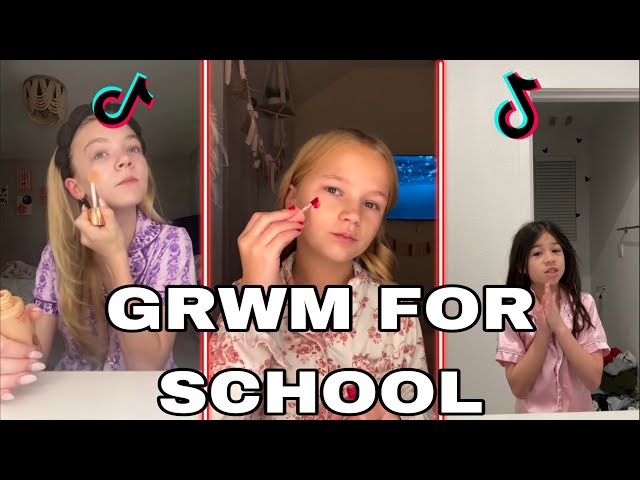 GRWM for School ✨ Easy Morning Makeup & Cute School Routine