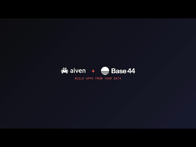 Build apps using PostgreSQL with Base44 & Aiven MCP