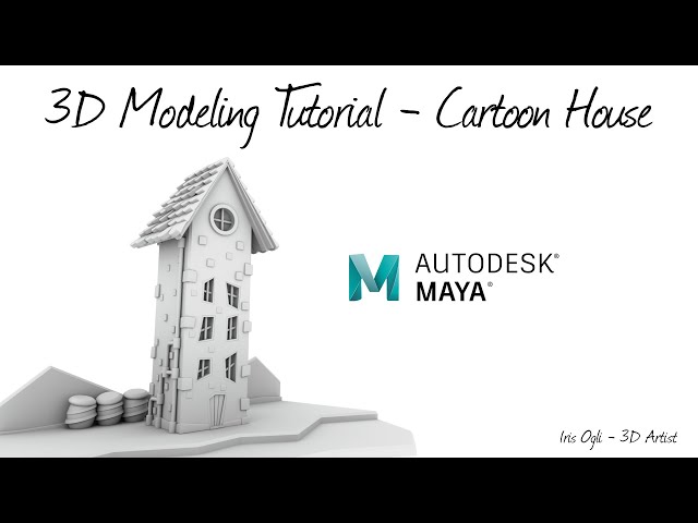 3D Modeling Tutorial - Modeling Stylized House in Autodesk Maya 2026