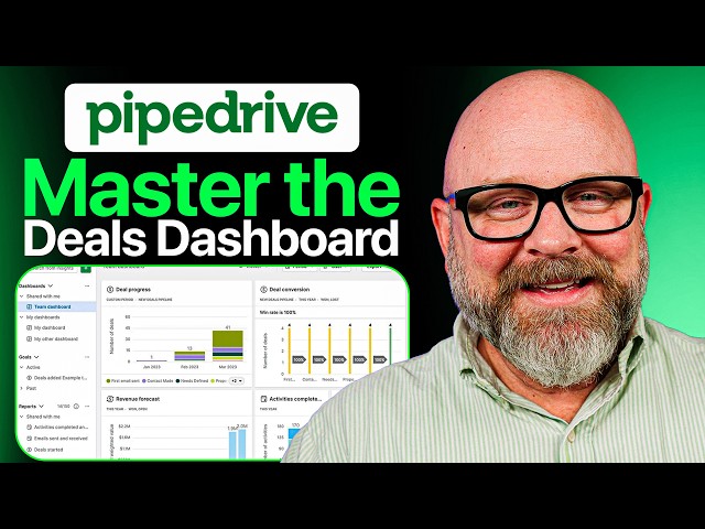 Pipedrive Deals Dashboard Tutorial: Build a Better Sales Pipeline