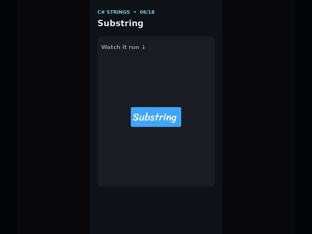 Substring Extract Part of a String — Substring() Explained