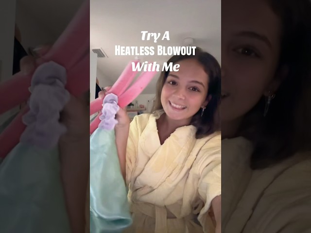 HEATLESS BLOWOUT💇‍♀️ #heatlessblowout #funny #fail
