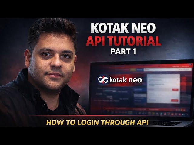 How to set up Kotak Neo API