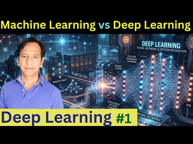 Deep Learning Lecture 01 - Machine Learning vs Deep Learning