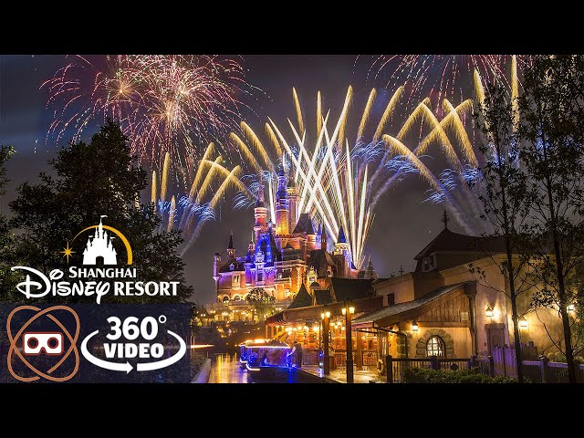 [5K 360] Ignite the Dream - Amazing Shanghai Disney Fireworks 360° POV