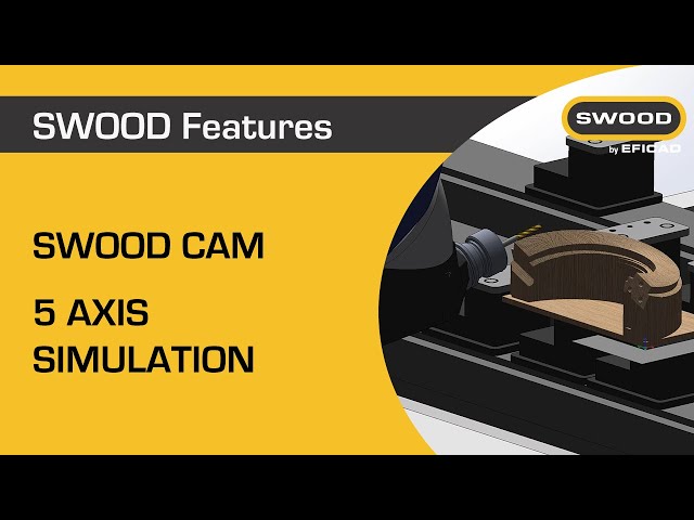SWOOD Features - SWOOD CAM 5 axis simulation