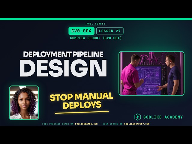 CV0-004 CompTIA Cloud+ · Lesson 27: Design Cloud Pipelines for Faster Deploy