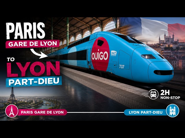 🇫🇷 Paris to Lyon on OUIGO | London to Sicily – Part 3