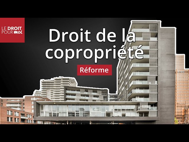 Ordonnance réformant le droit de copropriété