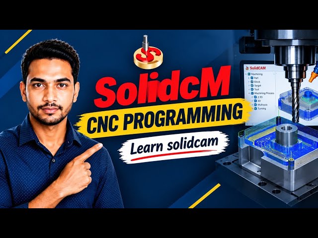 SolidCAM CNC Programming | Learn SolidCAM Step-by-Step