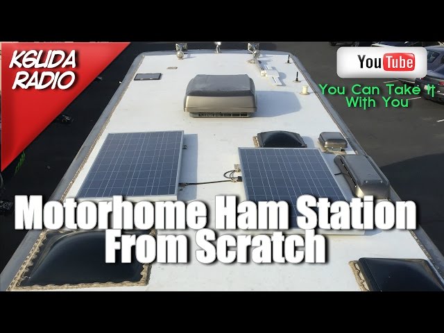 Building a Motorhome Ham Station From Scratch - K6UDA Radio Episode 45