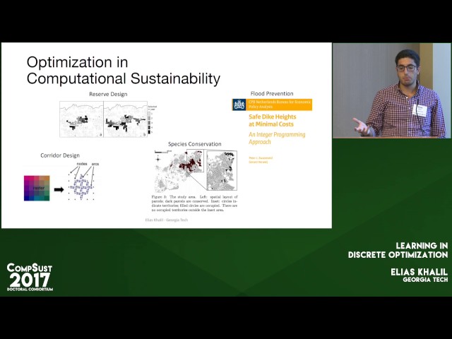Elias Khalil, Learning in Discrete Optimization