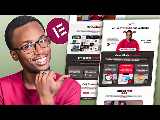 How to Design a Homepage with Elementor!