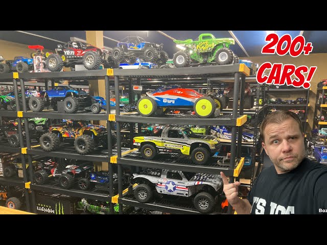 FULL TOUR OF MY RC CAR COLLECTION AND SHOP (Over 200 RC Cars)