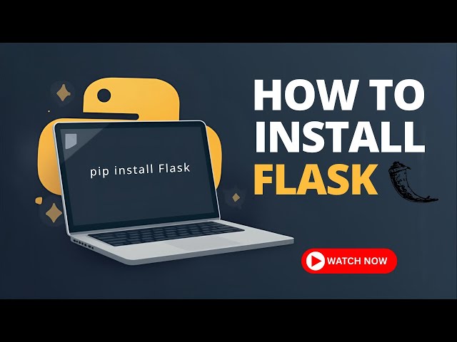 How to Install Flask with latest Python 3.14 on Windows 10/11 [ 2025 Update ] Python Flask Tutorial