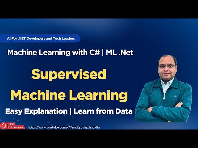 Supervised Machine Learning Explained Simply in C# | ML.NET