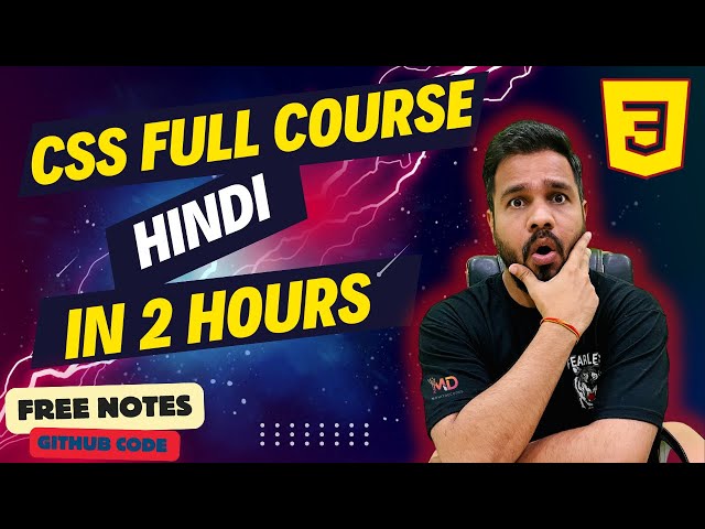 CSS Full Course in 2 Hours (2025) | Beginner to Advanced Tutorial
