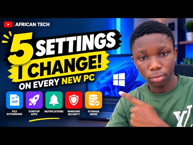 The First 5 Things I Do on Every New Windows PC