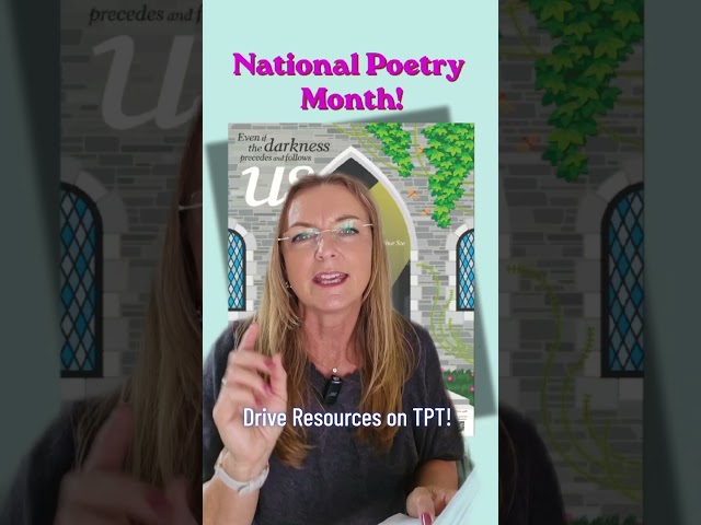 3 tips for teaching poetry!  #poetry #englishteacher #poetrymonth #elateacher