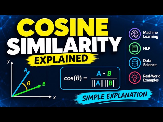 Cosine Similarity in Machine Learning: Explained Simply