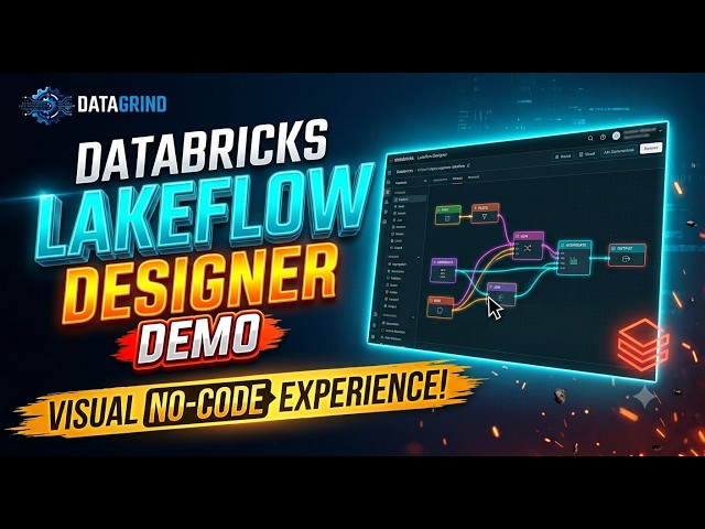 Databricks Lakeflow Designer Demo | Building Databricks Pipelines Without Writing Code!