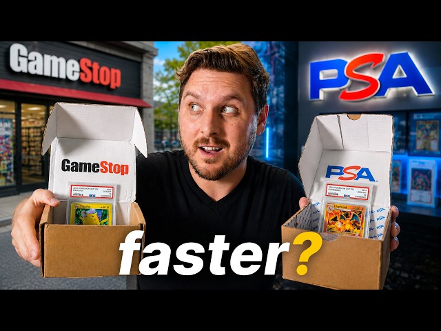 Grading with PSA vs. GameStop to see Who Returns my Cards Faster...