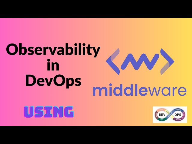 Observability in DevOps | Middleware Explained with Demo | DevOps Pro Junction