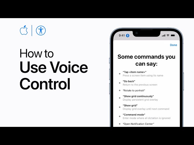 How to use Voice Control on iPhone, iPad, and iPod touch | Apple Support