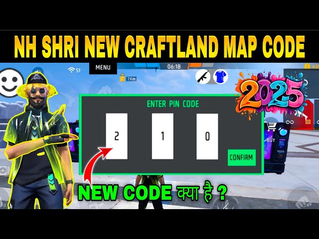 HN SHRI CRAFTLAND MAP HACK CODE 🤔 2025 | Craftland Hack Code ||