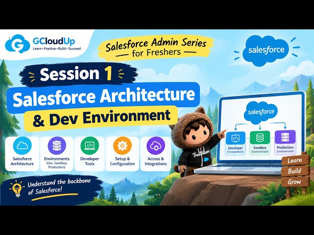 Salesforce Development Live Session – Session 1: Salesforce Architecture & Dev Environment? 🚀