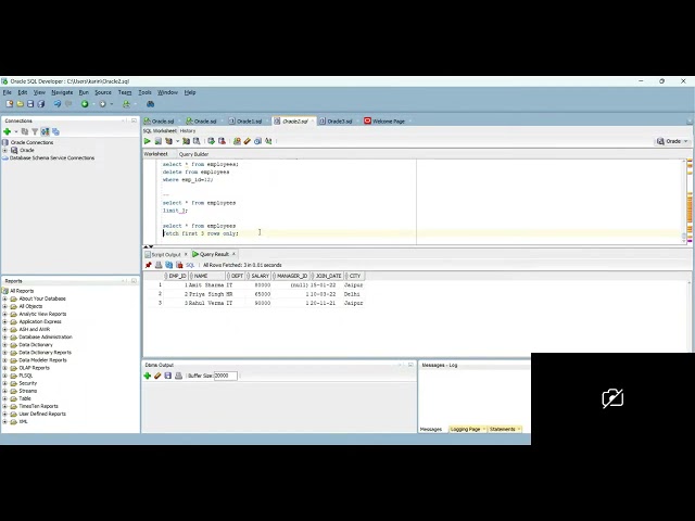 Copy of SQL, PLSQL more learning concepts from starting #sql #plsql #programming #sqldeveloper.