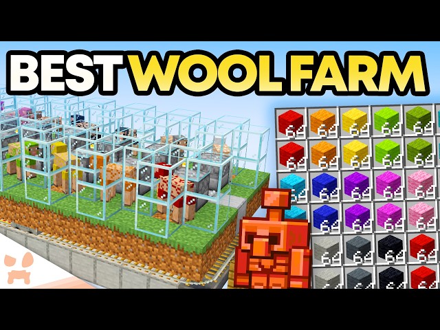 NEW BEST & EASIEST WOOL FARM FOR MINECRAFT 26.3+ IS HERE!