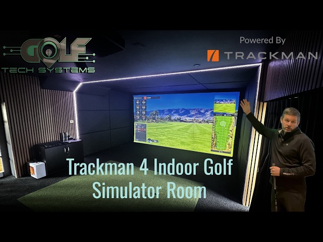 TRACKMAN GOLF SIMULATOR: TM4 Home Installation