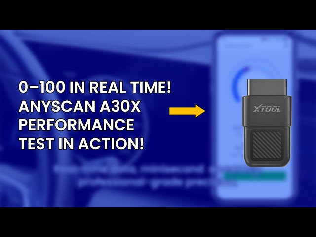 0-100 Acceleration Test with XTOOL A30X | Car Performance Test #cardiagnostics #OBD2Scanner