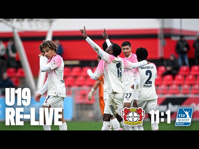 Bayer 04 Leverkusen U19 🆚 Schott Mainz U19 I DFB-Nachwuchsliga, Gruppe H (re-live)