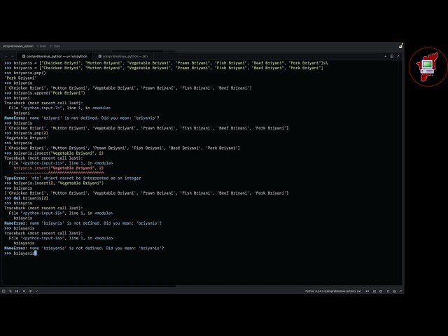 049 The Significance of List remove - Comprehensive Python In Tamil