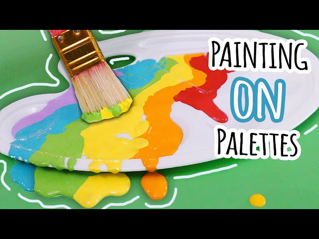 I PAINTED On PAINT Palettes (again)