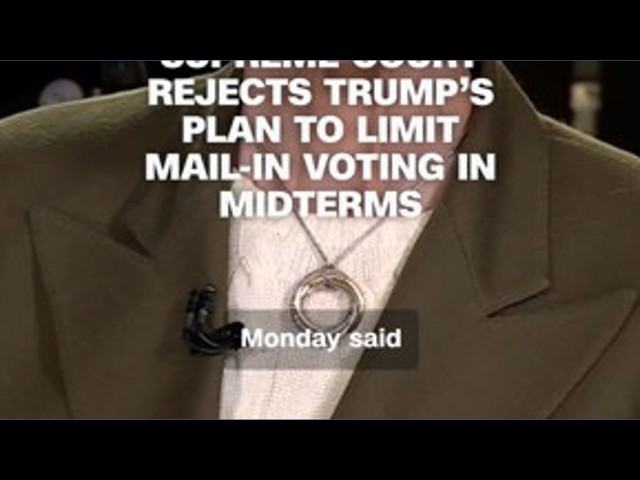 SCOTUS rejects mail-in voting plan