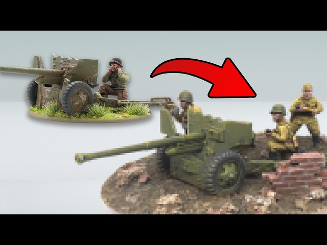 How to Kitbash & Paint A Plastic Soviet Lend Lease 6-Pdr