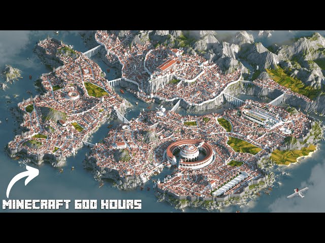 Ancient Kingdom Astraia | 600 Hours Minecraft Timelapse