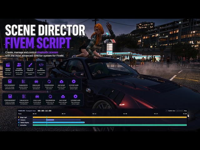 Scene Director Fivem Script | TUTORIAL