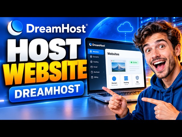 How to Host a Website on DreamHost 2026 🔥 - DreamHost Tutorial