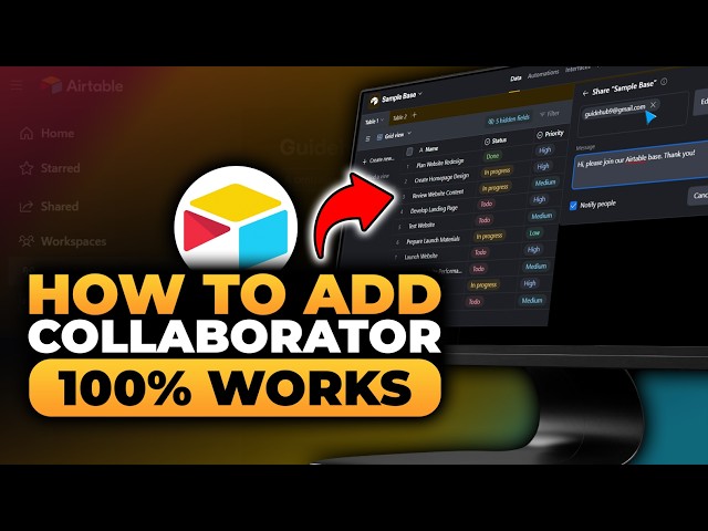 How To Add Collaborator On Airtable (𝟮𝟬𝟮𝟲) | 100% WORKS | NO Yapping, To The Point! | FAST & EASY