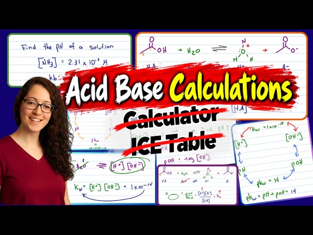 Acids & Bases WITHOUT a Calculator (no ICE Tables) for the MCAT [LIVE RECORDING]
